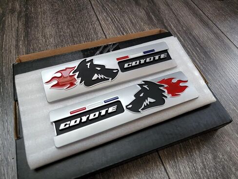 Super Coyote 5.0 GT Mustang Padge Emblem Side Fender Secal (زوج) in Saudi Arabia
