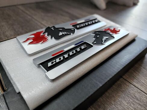 Super Coyote 5.0 GT Mustang Padge Emblem Side Fender Secal (زوج) in Saudi Arabia