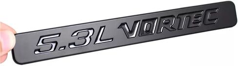 شارات الشارة ثلاثية الأبعاد محرك شارة ثلاثي الأبعاد تتوافق مع 5.3L Vortec 2PCs (أحمر أسود) in Kuwait