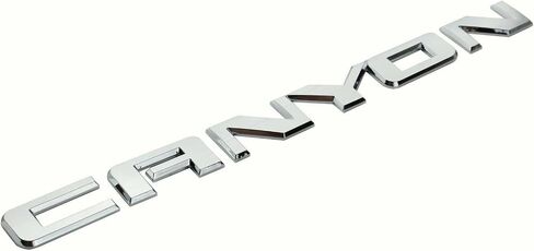 2pc Canyon Emblem Side Side Door الخلفي الخلفي للخلع اللوحة ثلاثية الشارة الملصق 22900425 استبدال الوادي (Chrome) in Saudi Arabia