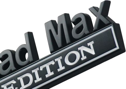 EmbRoom 2PCS Mad Max Edition Car Decal Emblem 3D Letters Badge Truck Adhesive Conservative Stickers, in Saudi Arabia