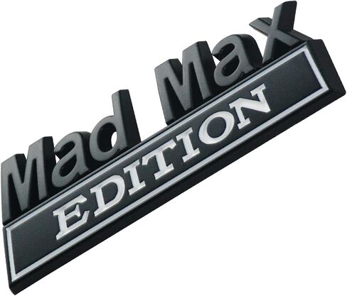 EmbRoom 2PCS Mad Max Edition Car Decal Emblem 3D Letters Badge Truck Adhesive Conservative Stickers, in Saudi Arabia