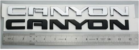 2pc Canyon Emblem Side Side Door الخلفي الخلفي للخلع اللوحة ثلاثية الشارة الملصق 22900425 استبدال الوادي (Chrome) in Saudi Arabia