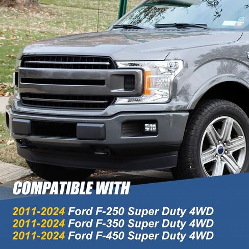 سلالة أوتتو لفائف الربع الرباعي الرافعة الربيع الفواصل متوافقة مع 2011-2024 فورد F250 F350 F450 Super Duty ، 2.5 "ارتفاع رفع ، مسحوق الأسود in Saudi Arabia