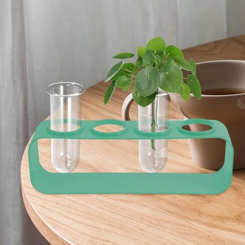 أنابيب انتشار مصنع Popetpop 4pcs اختبار أنبوب الزجاج إن أنبوب الزهور بديل واضحة إن مزهرية الزهور المائية لزينة سطح المكتب المنزلي in Saudi Arabia