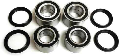 Precision Full Wheel Bearing Set for Honda Pioneer 500, Pioneer 700 700-4, Front & Rear, Set of 4, Quality Tested, Exact Fit, Low Friction, Corrosion Resistant, ATVPC in Saudi Arabia