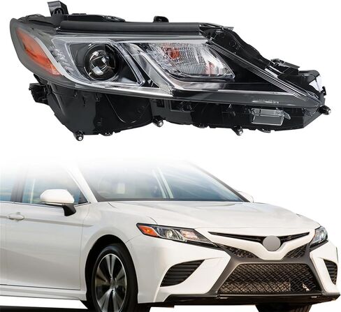 Headlights Front Head Lamps Replacement for Toyota Camry L LE SE 2018-2019 Projector Headlights Right Side (Passenger Side) in Saudi Arabia