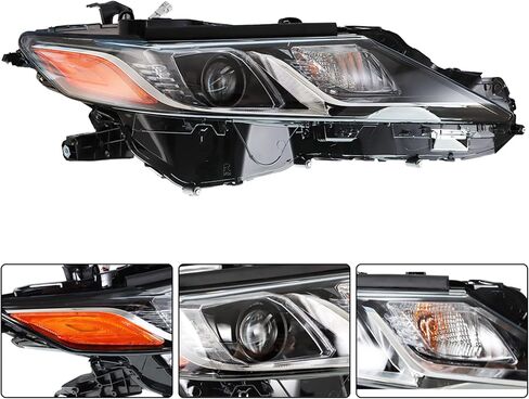 Headlights Front Head Lamps Replacement for Toyota Camry L LE SE 2018-2019 Projector Headlights Right Side (Passenger Side) in Saudi Arabia