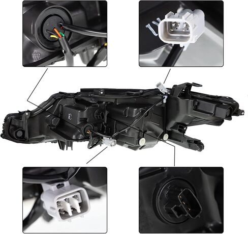 Headlights Front Head Lamps Replacement for Toyota Camry L LE SE 2018-2019 Projector Headlights Right Side (Passenger Side) in Saudi Arabia