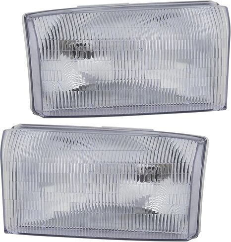 Garage-Pro Headlight SET Compatible with Ford F-250 Super Duty 1999-2001, F-350 Super Duty, Excursion 2000-2001, F-450 Super Duty For Models Without No Boundaries Package Halogen With bulb(s) in Saudi Arabia