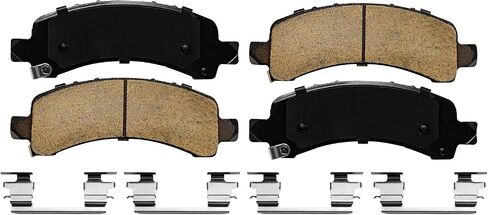 Detroit Axle - Rear Brake Pads for Avalanche Suburban Express Yukon XL Savana 1500 GMC Chevy Tahoe Cadillac Escalade, Ceramic Brake Pads w/Hardware Replacement in Kuwait