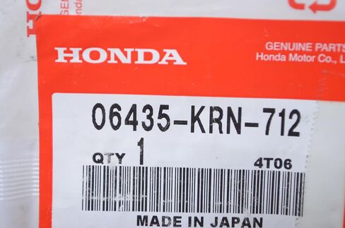 HONDA 06435-KRN-712 PAD SET, RR. in Saudi Arabia