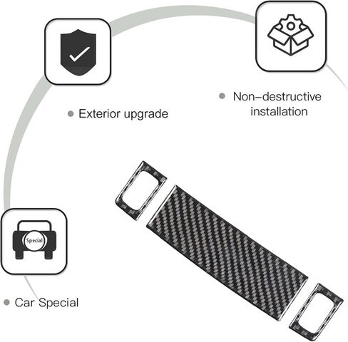 Piugilh Car Center Center Control Control Dett Cover Cover Frame Cover متوافق مع Corvette C6 Z06 ZR1 2005-2013 ، غطاء مفتاح التدفئة لمقعد CORBON in Saudi Arabia
