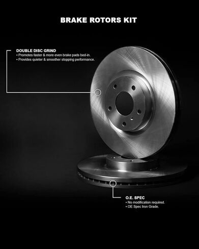 R1 Concepts Front Brake Rotors For 1967-1983 Porsche 911, 1970-1972 Porsche 914, 1977-1982 Porsche 924, 1987-1988 Porsche 924| Blank Disc Brake Rotors| Brakes and Rotors Brakes and Rotors in Saudi Arabia