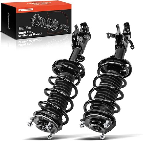 A-Premium Front Pair (2) Complete Strut & Coil Spring Assembly Compatible with Honda Civic 2012 Coupe Manual transmission, Driver and Passenger Side in Saudi Arabia