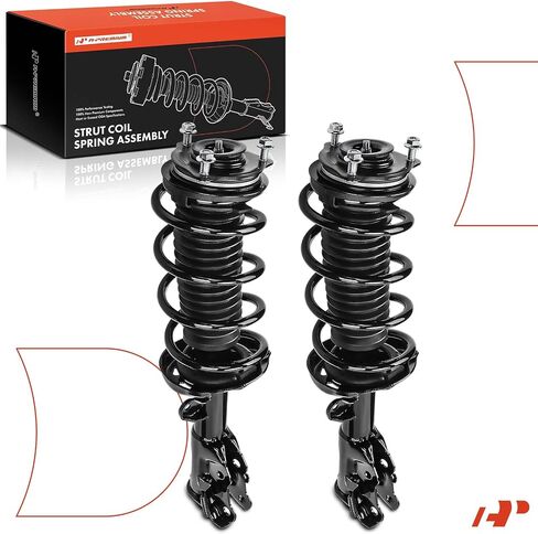 A-Premium Front Pair (2) Complete Strut & Coil Spring Assembly Compatible with Honda Civic 2012 Coupe Manual transmission, Driver and Passenger Side in Saudi Arabia