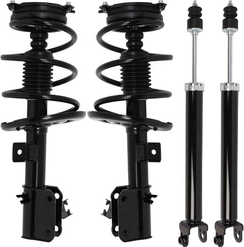 Front Rear Struts Assembly Shock Absorber with Coil Spring 2013-2017 for Nissan Altima Base Sedan 2013-2017 for Nissan Altima S Sedan 2013-2017 for Nissan Altima SL Sedan,172902 172901 349075 in Saudi Arabia