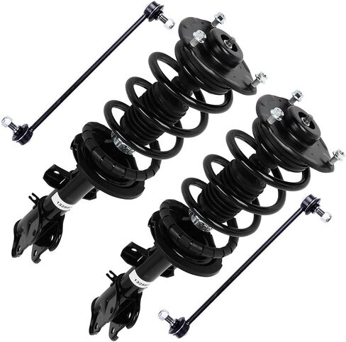 ASAPE Shock Absorber Kit 2 Pcs Front Complete Strut Assembly Stabilizer Bar Link Fit 2011-2013 for Kia for Sorento 3.5L in Saudi Arabia