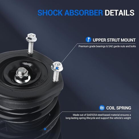 Autoround Rear Complete Struts Coil Spring Assembly 171681 171680 Fit for Toyota Camry 1997-2001/ Solara 1999-2003 in Saudi Arabia
