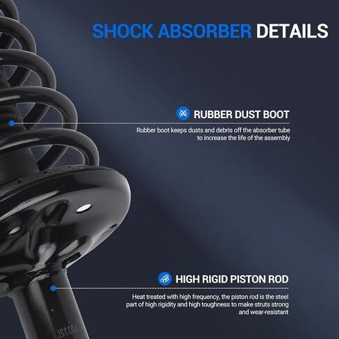 Autoround Rear Complete Struts Coil Spring Assembly 171681 171680 Fit for Toyota Camry 1997-2001/ Solara 1999-2003 in Saudi Arabia