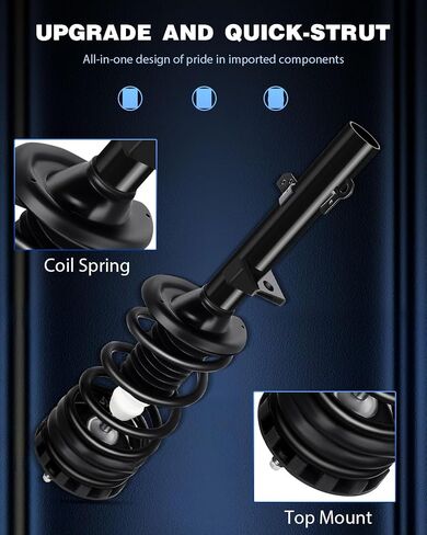 ECCPP Complete Struts Spring Assembly Front Rear Struts Shock Absorber Fit for 1996-2007 for Ford Taurus,1996-2005 for Mercury Sable Set of 4 in Saudi Arabia