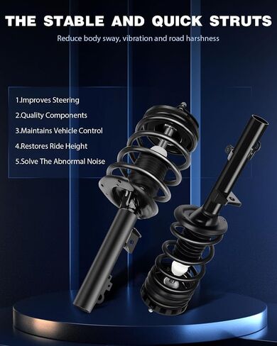 ECCPP Complete Struts Spring Assembly Front Rear Struts Shock Absorber Fit for 1996-2007 for Ford Taurus,1996-2005 for Mercury Sable Set of 4 in Saudi Arabia