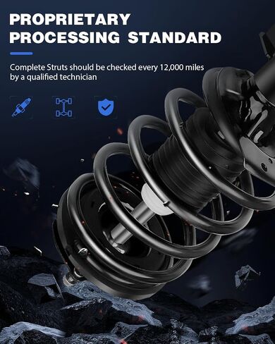 ECCPP Complete Struts Spring Assembly Front Rear Struts Shock Absorber Fit for 1996-2007 for Ford Taurus,1996-2005 for Mercury Sable Set of 4 in Saudi Arabia