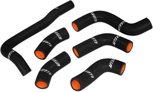 Mishimoto MMDBH-KTM2-03BK Dirt Bike Silicone Hose Fits KTM 450EXC 525EXC 2003 Black in Saudi Arabia