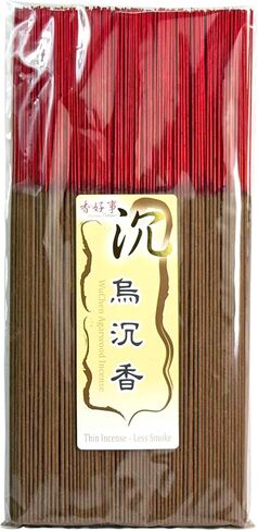 WuChen Xiang Agarwood Incense Joss Sticks (30cm, 300g, 400 Sticks) - Taiwan Traditional Bamboo Sticks for Religious, Thin & Less Smoke (1) in Kuwait