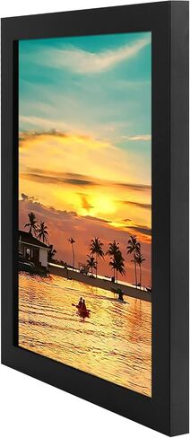 Frametory, A3 Frame Set of 2, 11.7x16.5 inch Picture Frame with Plexiglass, Gallery Wall Frame - Horizontal and Vertical Wall Mounting Hardware (Brown, 2-Pack) in Saudi Arabia