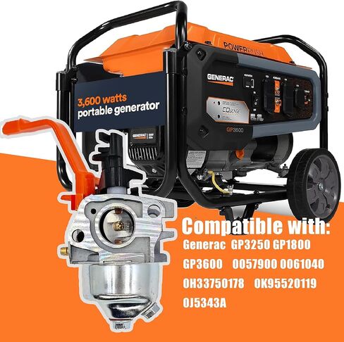 GP3300 Carburetor متوافق مع GP3250 GP1800 GP3600 0057900 0061040 5.5HP 6.5HP 196CC 206CC Part 0H33750178 0K95550119 0J5343A in Kuwait