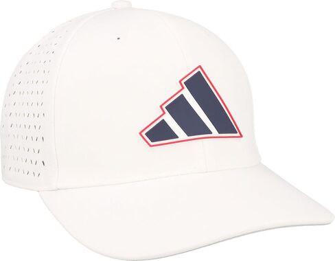Adidas Golf Men's Standard Condrophobic 2.0 Tour Golf Hat ، أبيض ، كلية ، حمراء in Saudi Arabia