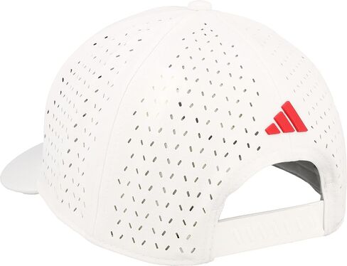 Adidas Golf Men's Standard Condrophobic 2.0 Tour Golf Hat ، أبيض ، كلية ، حمراء in Saudi Arabia