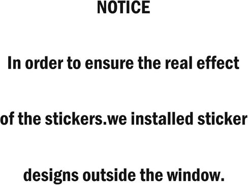 Betty-White Car Window Cling Funny Sticker Window Decal for Vehicles Automotive Stickers for Out Side (Left) in Kuwait