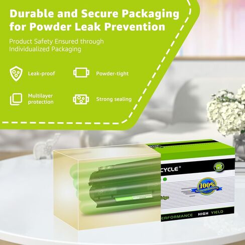 خرطوشة حبر بديلة من جرين سيكل 13A Q2613A 15A C7115A متوافقة مع طابعة HP Laserjet 1300 Laserjet 1300n Laserjet 1300xi (أسود، عبوة واحدة) in Kuwait