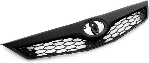 G-Plus Mesh Grill Assembly Assembly Assection Associal ، متوافق مع Toyota Camry Se Xse Sedan 4-Door 2012 2013 5310106340C0 Matte Black Hood in Kuwait
