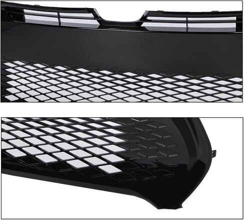 G-Plus Mesh Grill Assembly Assembly Assection Associal ، متوافق مع Toyota Camry Se Xse Sedan 4-Door 2012 2013 5310106340C0 Matte Black Hood in Saudi Arabia