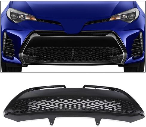 G-Plus Mesh Grill Assembly Assembly Assection Associal ، متوافق مع Toyota Camry Se Xse Sedan 4-Door 2012 2013 5310106340C0 Matte Black Hood in Saudi Arabia