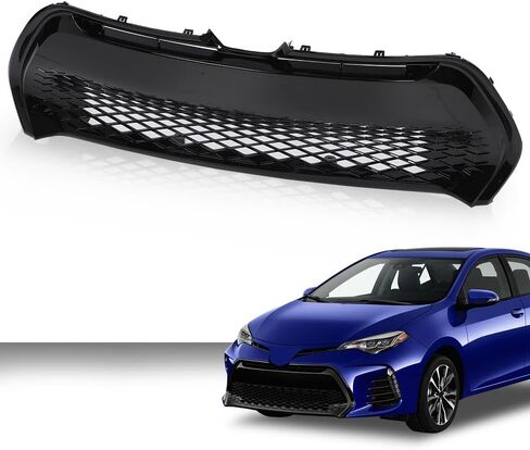 G-Plus Mesh Grill Assembly Assembly Assection Associal ، متوافق مع Toyota Camry Se Xse Sedan 4-Door 2012 2013 5310106340C0 Matte Black Hood in Saudi Arabia