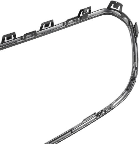 Aramox Front Bumper Grill Surround Trim with High Strength Material, Stylish Design for E Class W213 C238 AMG Line Pre Facelift Vehicles (Black) in Saudi Arabia