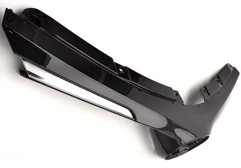 Bewild Front Bumper Upper Hood Grille Fit for 2016 2017 2018 Toyota RAV4 Glossy Black With Chrome Trim Grill Assembly Replacement For TO1200406 531010R120 (With Chrome Trim) in Saudi Arabia