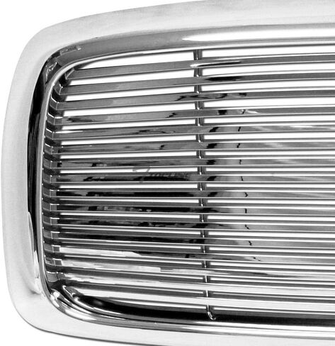 7422446252264 Compatible With 2002-2005 Dodge Ram 1500/2003-2005 2500 3500 Chrome Horizontal Front Bumper Grill Grille in Saudi Arabia