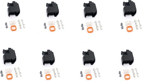 Michigan Motorsports EV6 USCAR Counctor Kit (Qty 8) لـ LS2 ، LS3 ، LS7 ، L99 ، LSA ، L92 ، L76 ، L96 ، LMG ، LMF ، LH6 ، LC9 ، LY2 ، L20 in Saudi Arabia