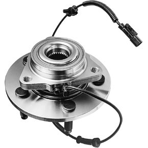 Detroit Axle - 5 Lugs Front Wheel Bearing Hub for 2006-2009 Ram 1500, Replacement 2007 2008 Ram 1500 [4-Wheel ABS] Wheel Bearing and Hub Assembly in Saudi Arabia