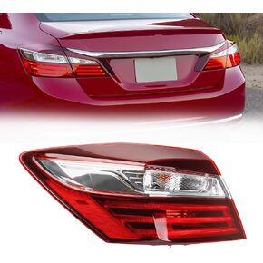 Dasbecan Driver Side Tail Light Compatible with Honda Accord Sedan 2016 2017 Left Rear Lamp Outer Replaces# ‎33550T2AA21 with LED in Kuwait