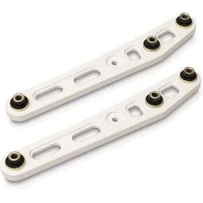AJP Distributors JDM Rear Lower Suspension Control Arm LCA White + Bushings Compatible/Replacement For Civic CRX Del Sol Integra 1988 1989 1990 1991 1992 1993 1994 1995 1996 1997 1998 1999 2000 2001 in Saudi Arabia