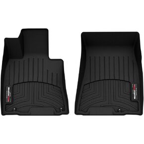 WeatherTech Custom Fit FloorLiner Floor Mats for Genesis GV70 (4416971) - 1st Row (Driver & Passenger), Black in Saudi Arabia