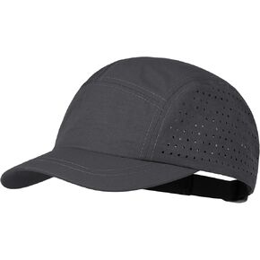 Clape Short Brim Baseball Cap للرجال ، قبعة شبكية سريعة 5 لوحة ، قبعة خفيفة الوزن منخفضة في الهواء الطلق للرؤوس الصغيرة in Kuwait