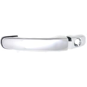 Exterior Front Door Handle Compatible with GMC ACADIA 2007-2017 / ENCLAVE 2008-2017 / EQUINOX/TERRAIN 2010-2017 LH All Chrome with Keyhole in Kuwait