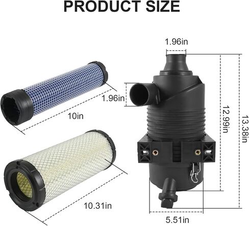G057512 Air Cleaner with P821575 P822858 Filter Compatible with Donaldson FPG Radial Air Filter Housing Cap in Saudi Arabia